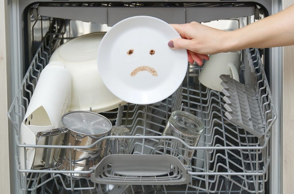 dishwasher doesn't clean dishes well
